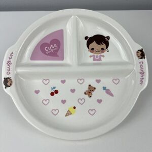 Cloverleaf Designed by England Ultra Bone China Eco Friendly Toddler Girl Plate